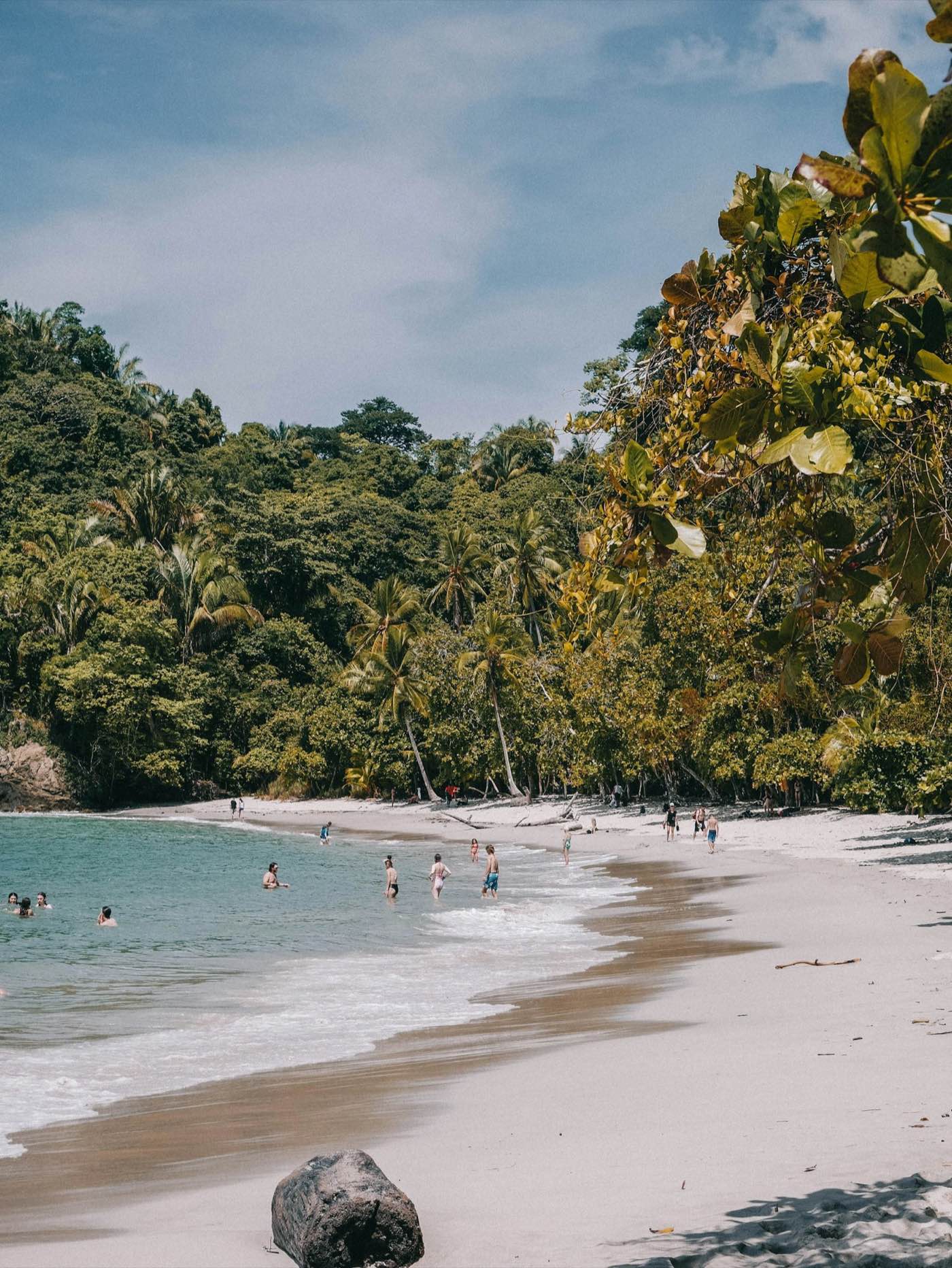 Beautiful beach at Manuel Antonio, Costa Rica - perfect for a family vacation
